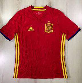 Adidas Youth 2016 Spain Home Jersey #EZ Used