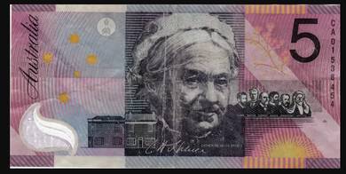AUSTRALIA 5 DOLLARS 2001 - Pick 56 vf