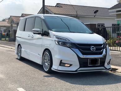 Nissan serena C27 Silk Blaze bodykit with paint