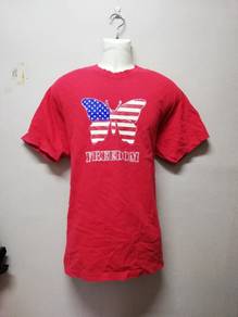 T-Shirt FREEDOM BUTTERFLY USA FLAG