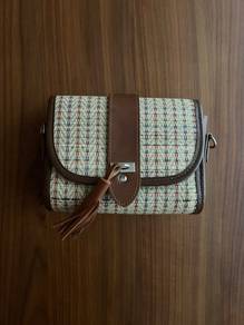 Handwoven Straw Crossbody Bag | Brand New