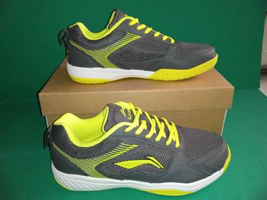 ITEM BARU_Kasut Badminton Li NING Grey size 43