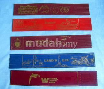 Vintage Leather Bookmark Collection from the UK