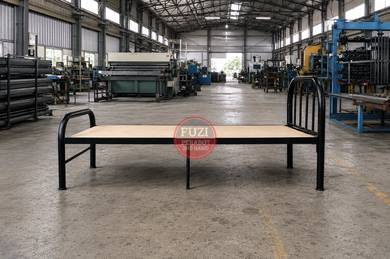 Katil Besi Single Heavy Duty 50mm dengan 6 Kaki So