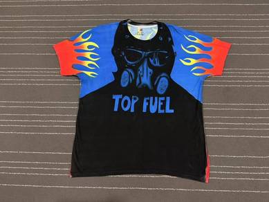full print TOP FUEL X hanes XL 3318
