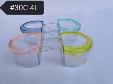 30C4L Bird Feed Food Water Cups 144x Burung Bekas