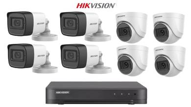 8 channel CCTV camera, Alarm, Door Access etc