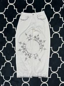 "1 of 1 Hand-Painted Baggy Jeans”