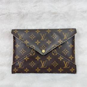 LV Large Kirigami Brown Monogram Pochette