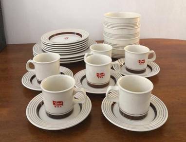 Cawan piring yeo's nikko oriental ceramics set