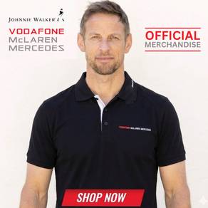 RARE NEW Vintage Vodafone McLaren Mercedes F1 Polo