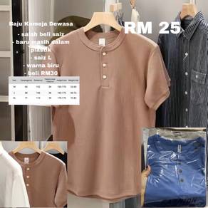 NEW - Baju Kemeja Lelaki Dewasa