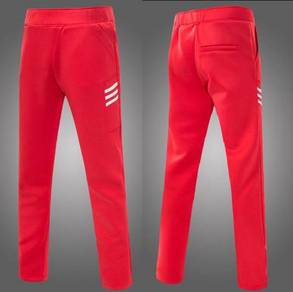 0427 Red Sports Exercise Casual Track Slim Pants