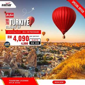 9D7N TURKIYE CLASSIC With AIRASIA