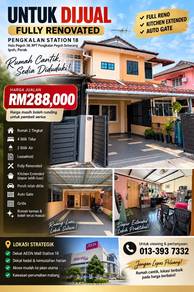 2-storey Terraced House For Sale in Ipoh,PRK