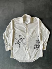 1 of 1 hand painted white shirt