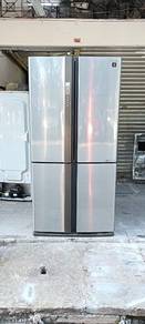 Sharp inverter 4 doors fridge refrigerator peti ai
