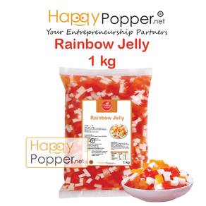 Boba Rainbow Jelly Milk bubble Tea topping 1kg