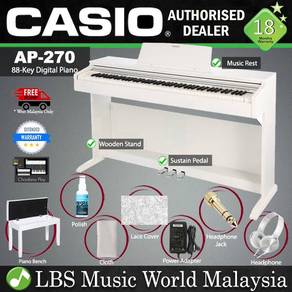 Casio AP-270 88 Key Celviano Digital Piano White