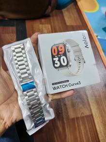 aolon curve 3 watch silver
