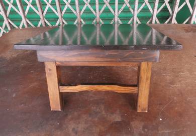 Antique Japanese CHABUDAI KADAI Wood Stand Low Tab