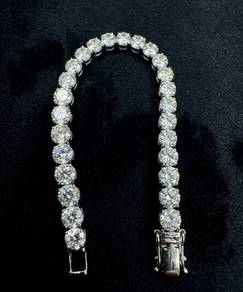 14k 3.00ct diamonds tennis bracelet