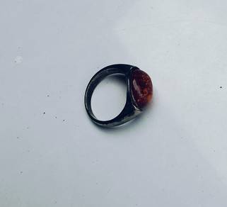 Old Vintage Ring(Amber Stone)