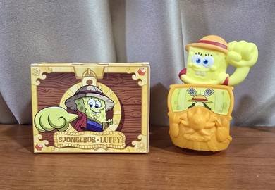 Mcdonalds Happy Meal One Piece SpongeBob x Luffy