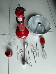 hand blender and Chiffon Cake Tin Mold