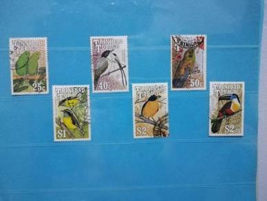 Set 1990 Trinidad Tobago Stamps Bird