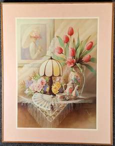 Silkscreen Reproduction Print - Pastel Stillness