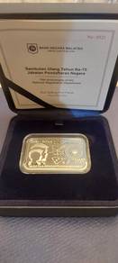 JPN 75th anniv Silver Proof Coin Malaysia