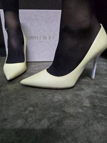 Jimmy Choo White patent Pointed heels