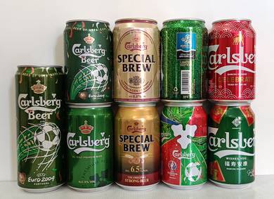 Lot Carlsberg Limited Edition Old Cans