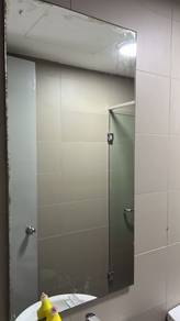 PEMASANGAN CERMIN DINDING l install mirror custom
