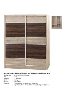 5FT Wardrobe with Sliding Doors
