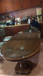 INSTALL GLASS TABLE TOP l pasang alas meja