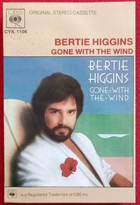 Bertie Higgins GONE WITH THE WIND Cassette Tape
