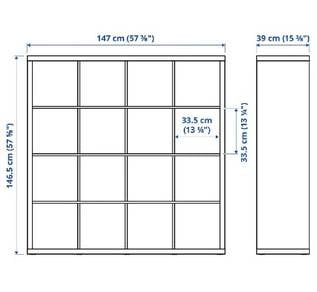 (Dismantled)KALLAX Shelving Unit - Dark Brown