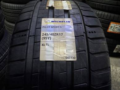 Tayar Baru 245 40 17 Michelin Pilot Sport 5 ps5