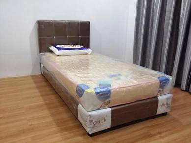Single Divan Mattress Set with 6 inch Mattress