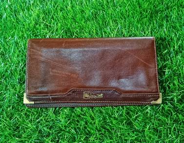 Dompet kulit leather long wallet