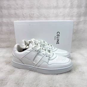 Celine Trainer Low Optic White Calfskin