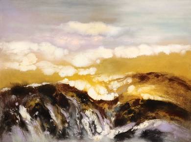 Echoes of Nature III – Textured Oil Landscapes