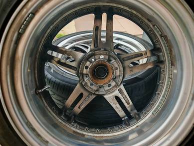 USED 20” Inch JAPAN RIM FOR SELL WITH TYRE