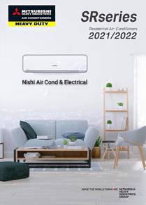 Mitsubishi 1.5hp Air Cond + pasang
