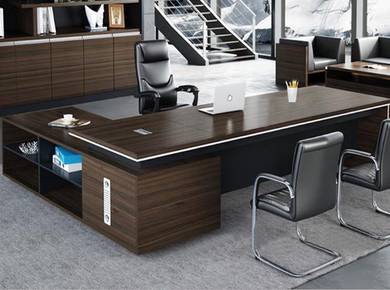 Table L Shape boss director manager office DESK 4