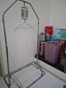 Buaian bayi stainless steel