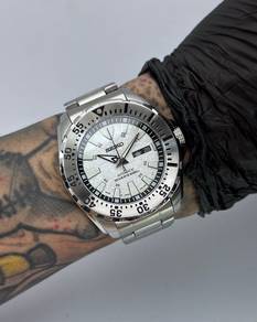 Custom Seiko Mod 44mm White Frost Baby Monster