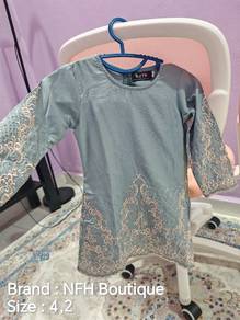 baju kurung sulam kanak2
